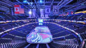 Amalie Arena in Tampa Bay ahead of Stanley Cup final game