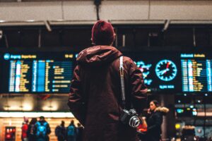 Person in terminal